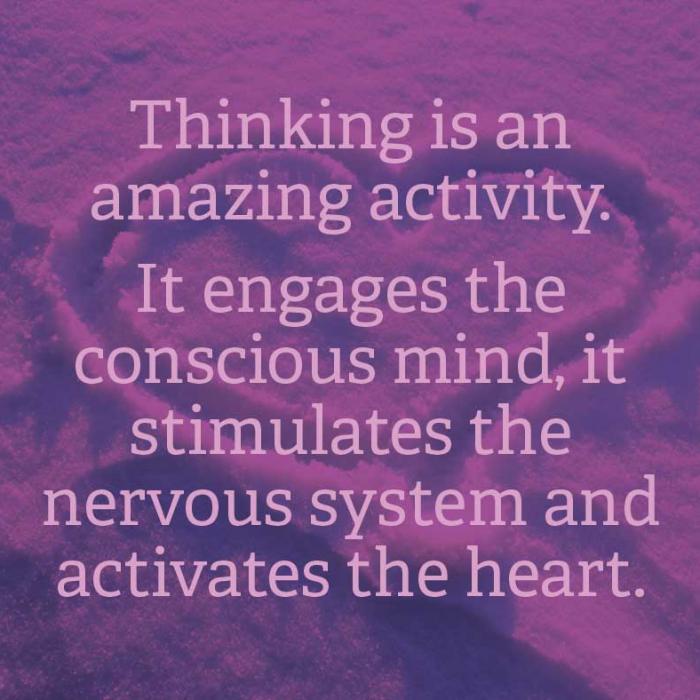 thinking heart